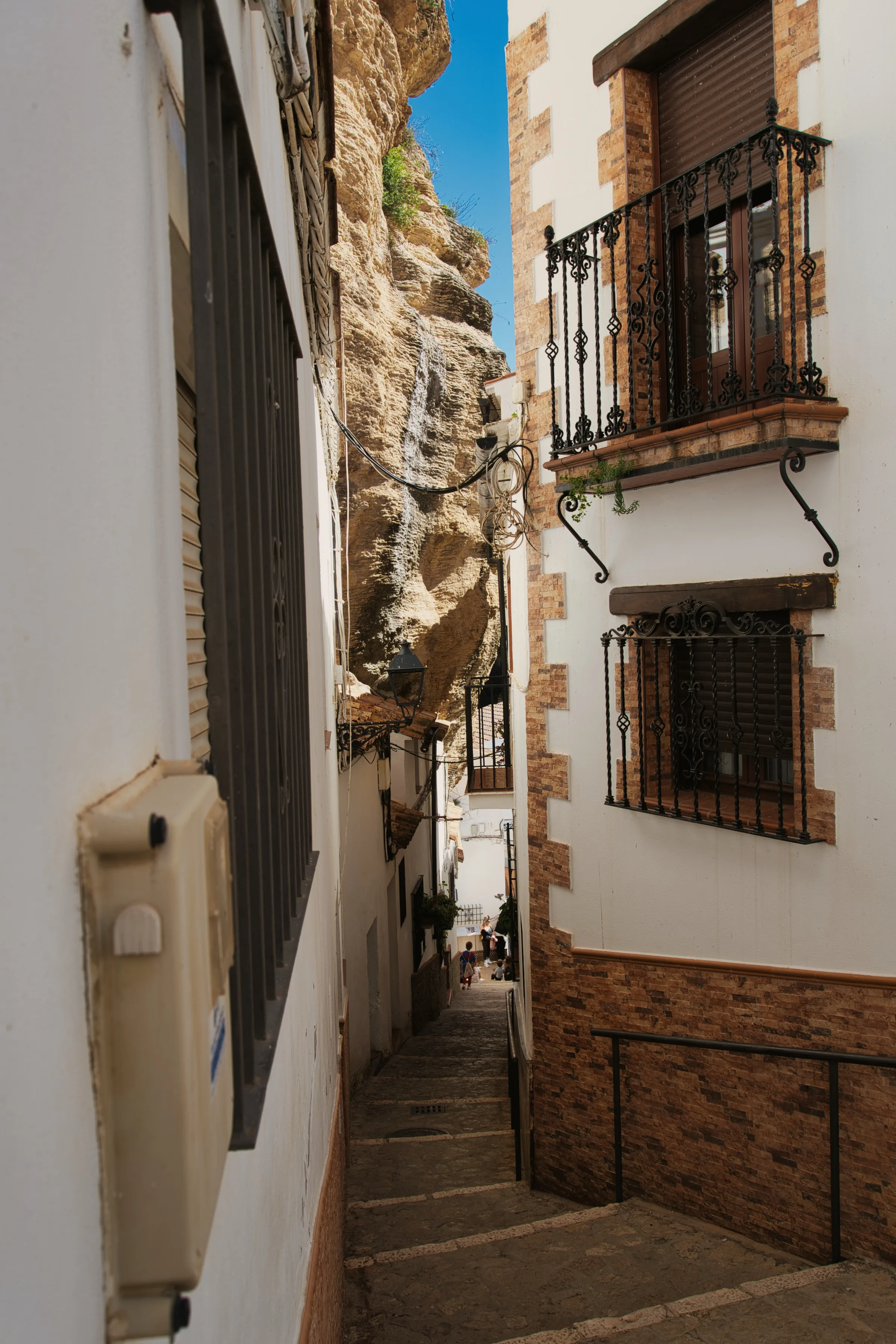 Tight street in Setenil de las Bodegas
