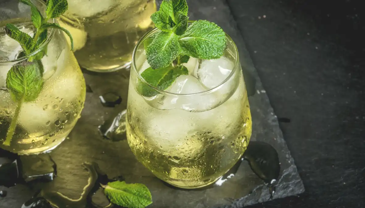 Rebujito sherry and lemonade drinks served cold at Feria de Abril