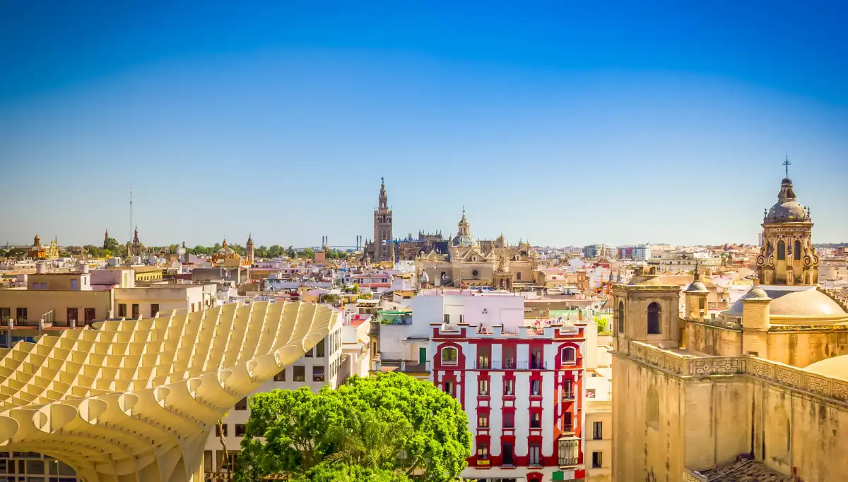 Seville skyline with the Giralda cathedral tower