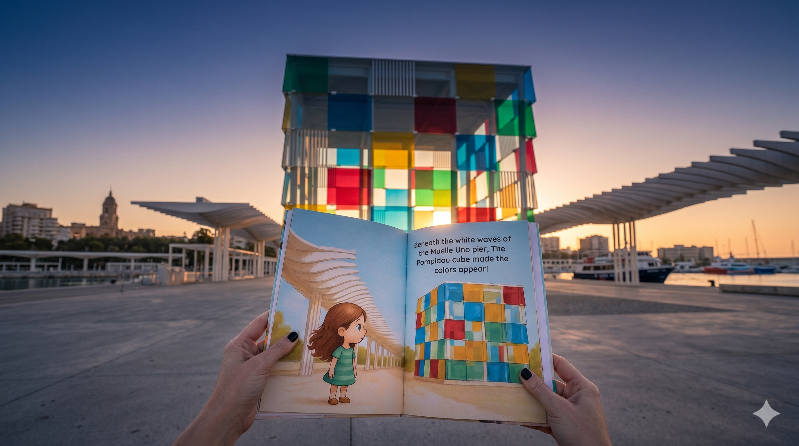 My First Trip to Malaga personalised children's book