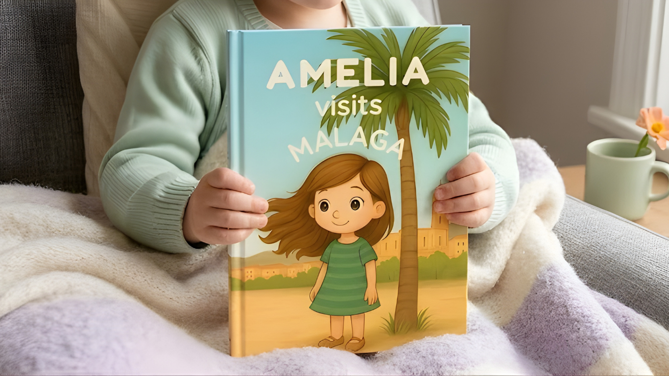 My First Trip to Malaga, personalised children's book